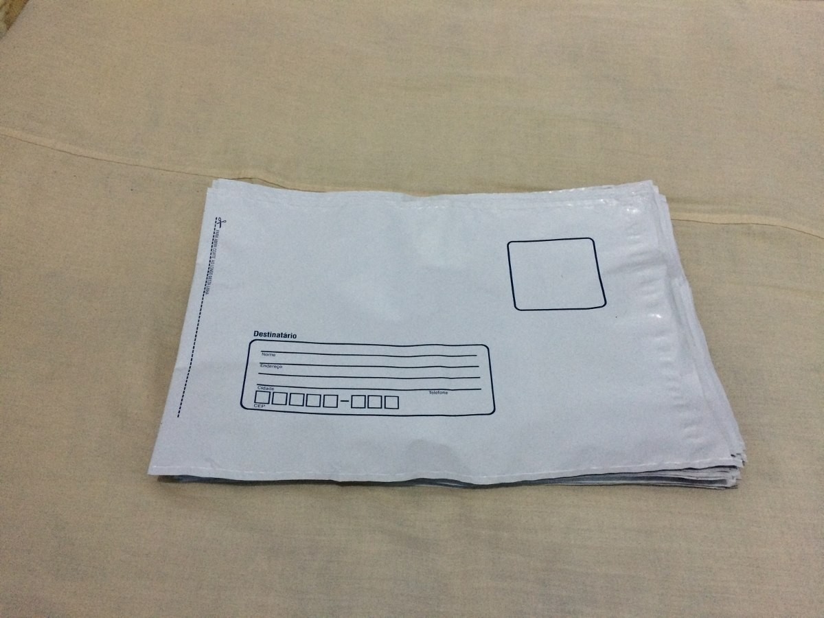 Envelope Coex Adesivado no - Envelope Coextrusado Branco