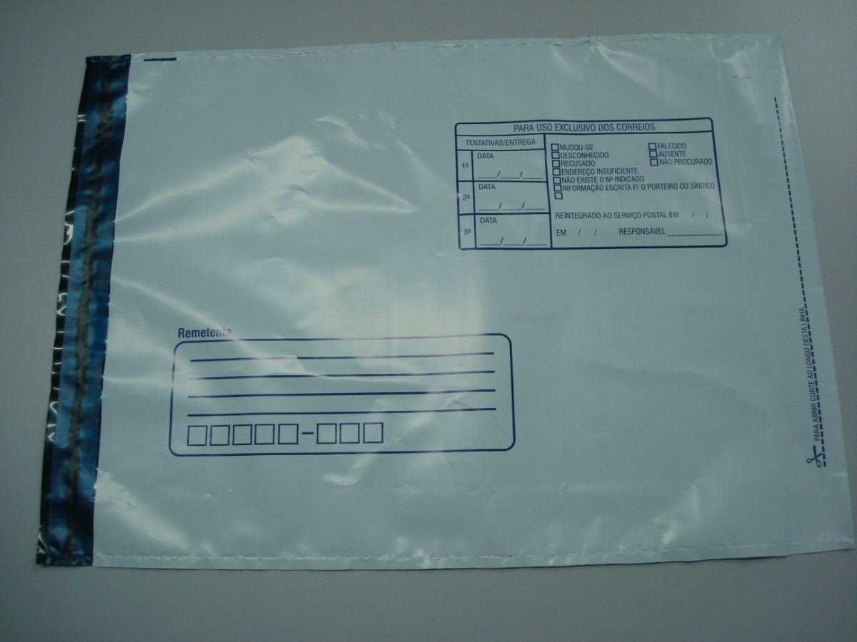 Preço Envelope de Plástico Correio em Atibaia - Envelope em Plástico para Correios